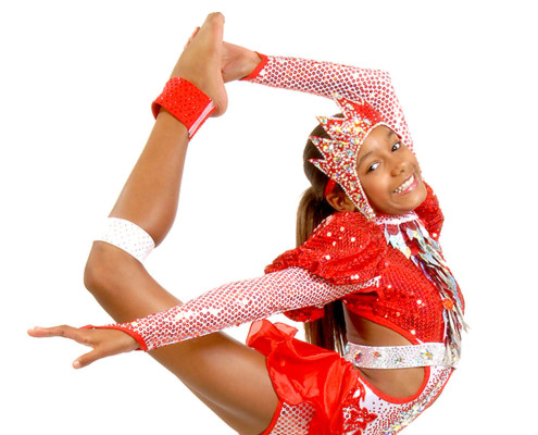 This was Demi from Horsham getting ready for her final dance exam.