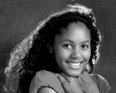 Photograph of young girl from Leatherhead.