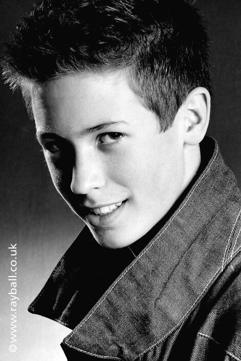 Beautiful picture of young guy from Stoneleigh at Epsom Photography Studio Surrey.