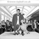 Picture of beautiful Belmont bride and groom at Pembroke Lodge, Richmond Park by Epsom Photography Surrey