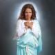 Wimbledon girl modelling biblical character.