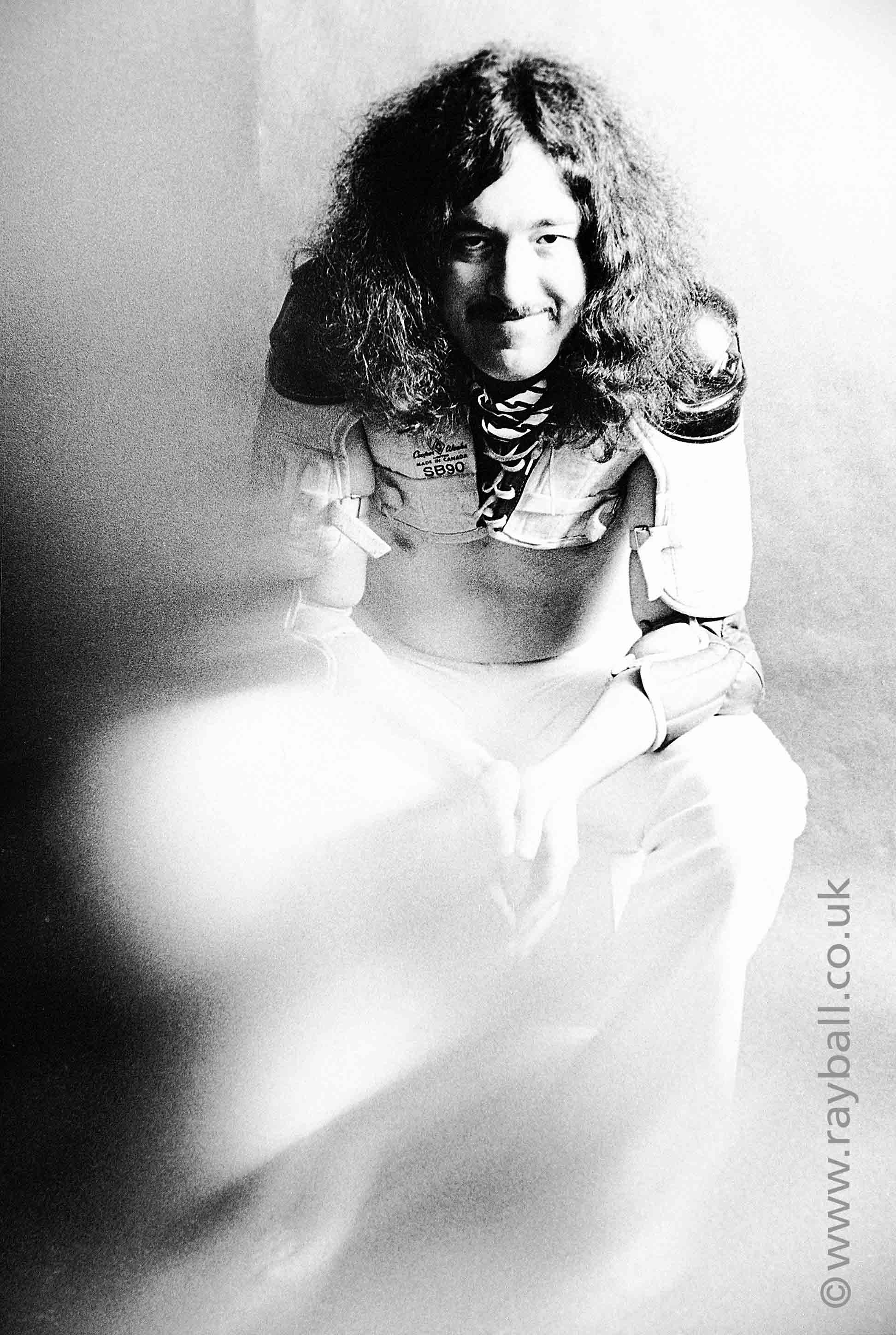 Stage portfolio shot, Larry Smith at Ray Ball Studio Knightsbridge SW1