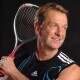 Claygate sportsman with racket