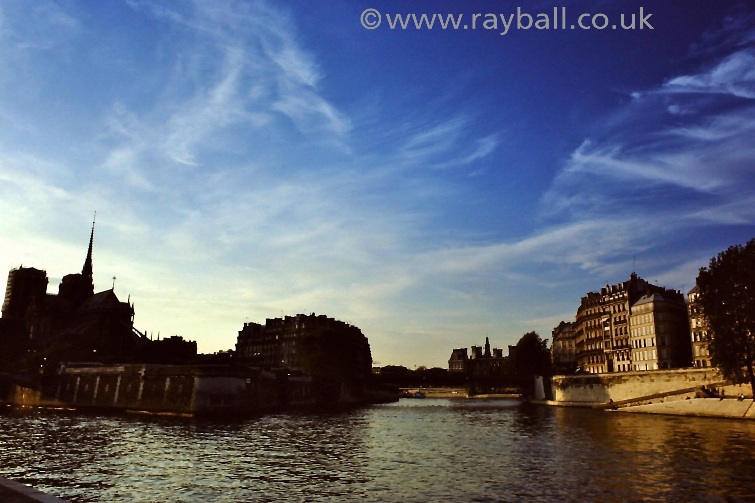 River Seine, Notre Dame, Paris, France