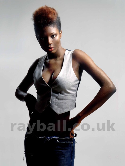Fashion model Asha Bello from Redhill in Surrey - fashion at Epsom Photography Studio.