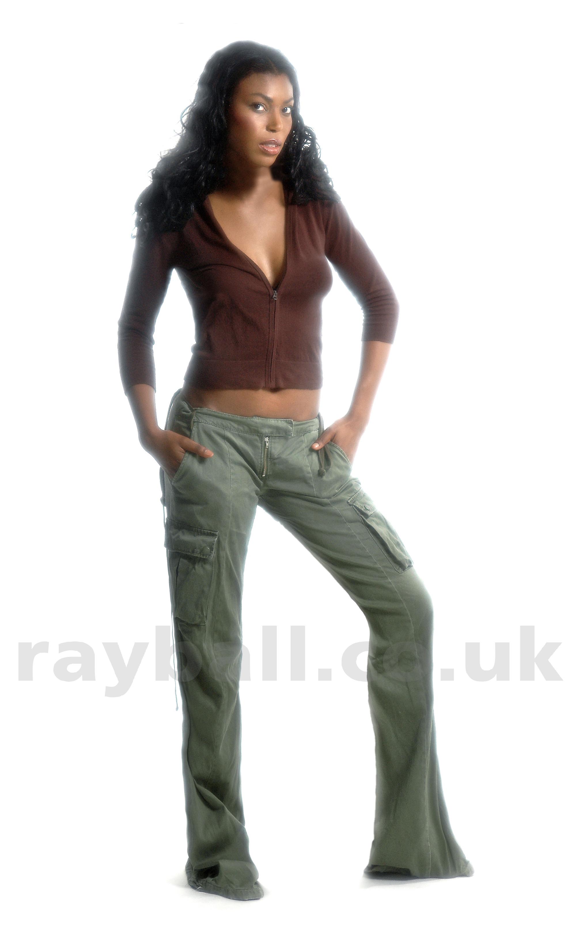 Sutton model on seamless white background