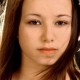 Photo of Sutton girl with smouldering brown eyes.